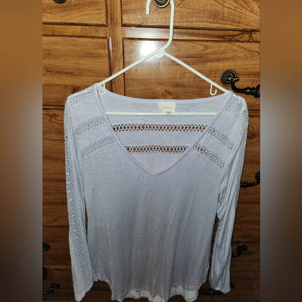Anthropologie Deletta Long Sleeve Shirt